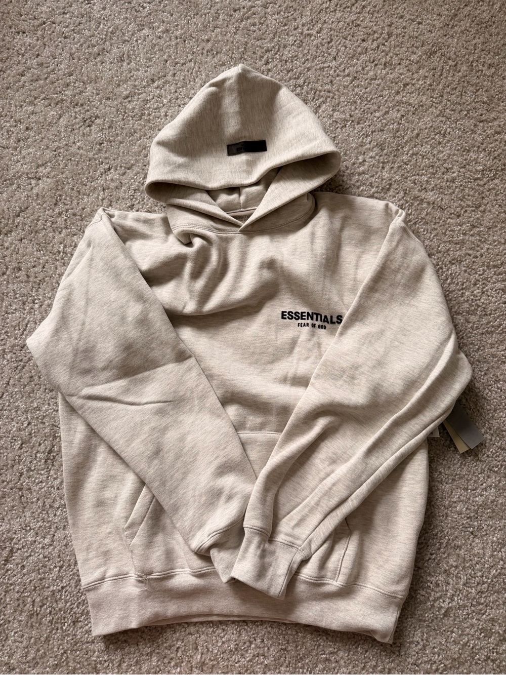 Essentials Sandstone Logo Hoodie